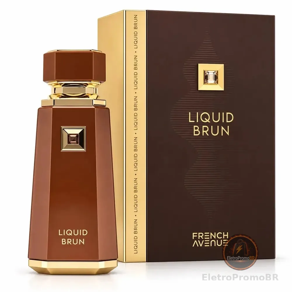 Perfume Árabe Masculino Liquid Brun French Avenue Eau De Parfum 100ml