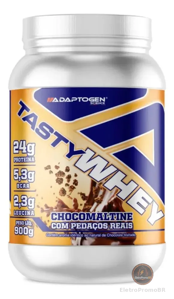 Proteina Para Ectomorfo Tasty Whey Sabor Chocomaltine 900g Sabor Choco Maltine