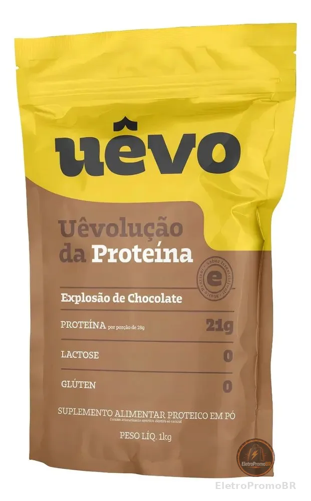 Proteína UÊVO em pó sabor Chocolate x 1kg