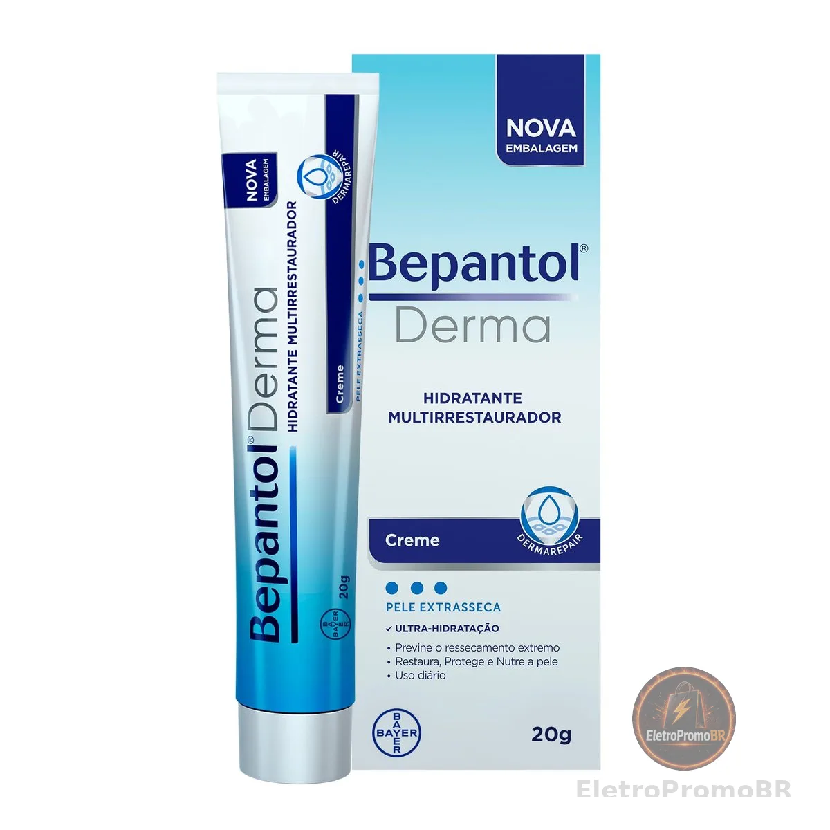 Bepantol Derma Hidratante Multirrestaurador para Pele Seca 20g
