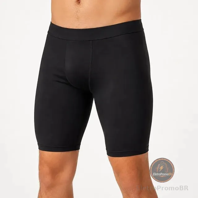 Bermuda Térmica Segunda Pele Masculino Anti Assadura Corrida