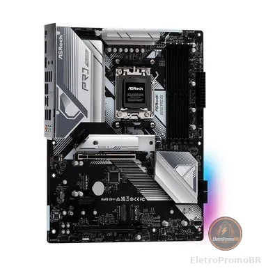Placa-Mãe ASRock B650 Pro RS, Ryzen AM5 B650, ATX , DDR5 - 90-MXBL10-A0UAYZ