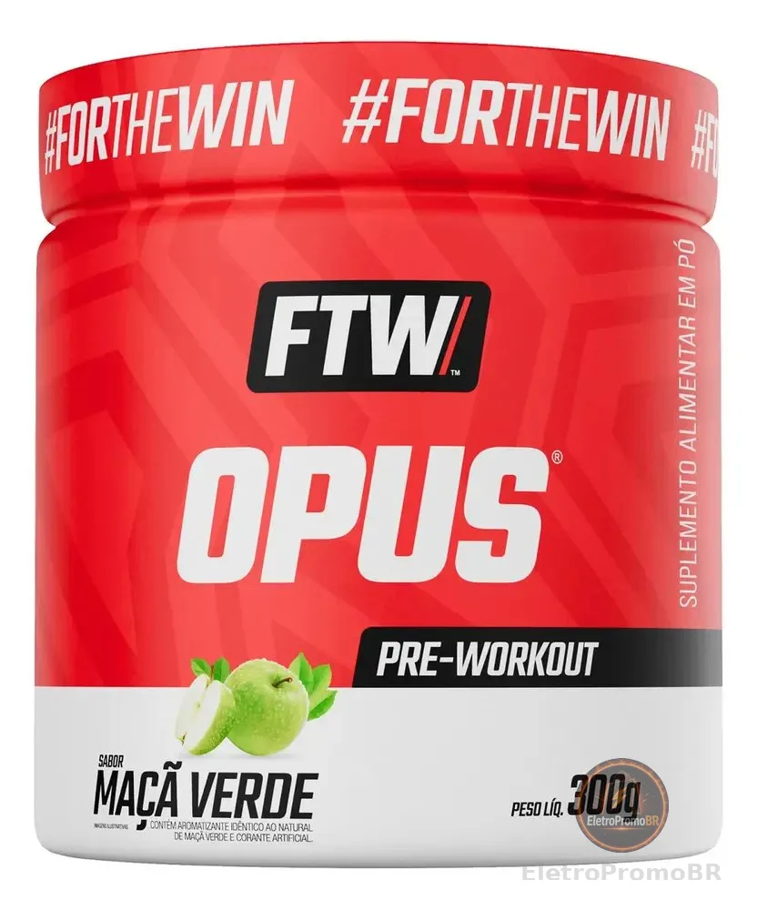 Opus Dei Pré Treino Pre-workout (300g) Ftw Sabor Maçã Verde