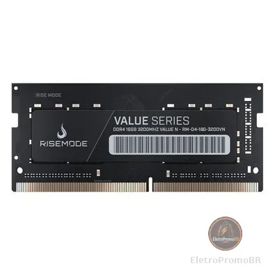 Memoria RAM Para Notebook Rise Mode Value, 16GB, 3200MHZ, DDR4, CL22 - RM-D4-16G-3200VN