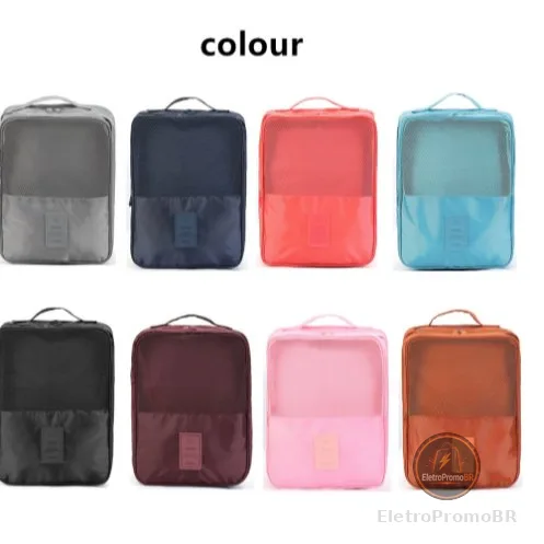 Necessaire Organizador Bolsa Porta Sapato Mala Academia Viagem Passeio Academia Organizadora Armário Gaveta 127