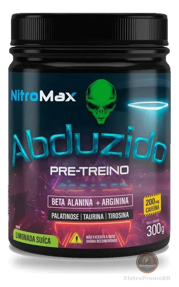 Abduzido Pré-Treino Nitromax Limonada Suíça 300g
