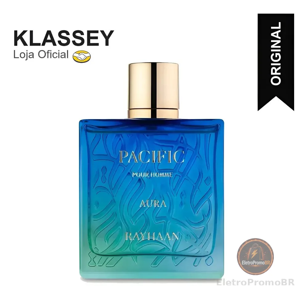 Rayhaan Pacific Aura  Eau De Parfum 100ml Masculino