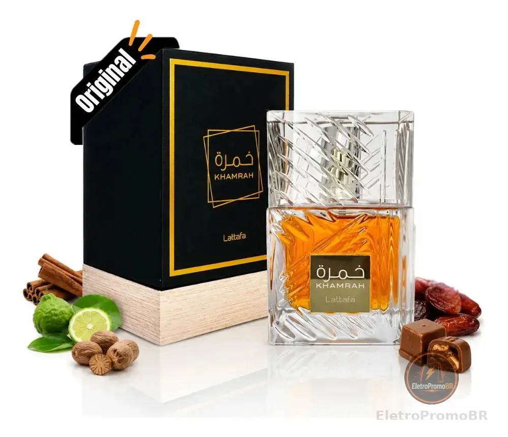 Perfume Árabe Khamrah Masculino Eau De Parfum 100Ml