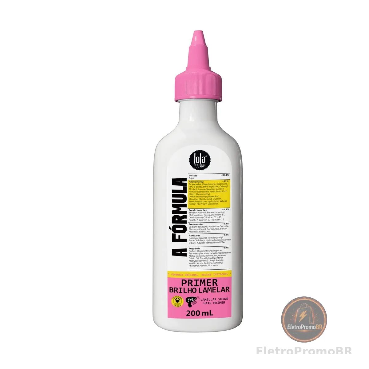 Lola From Rio Leave-In Primer A Fórmula Brilho Lamelar 200 ml