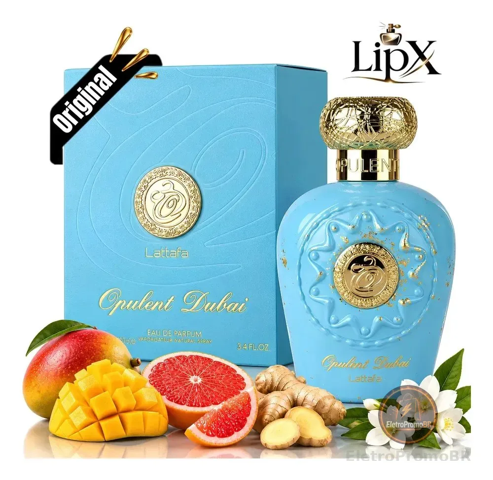 Perfume Arabe Opulent Dubai Eau De Parfum 100 ML Original Com Nf