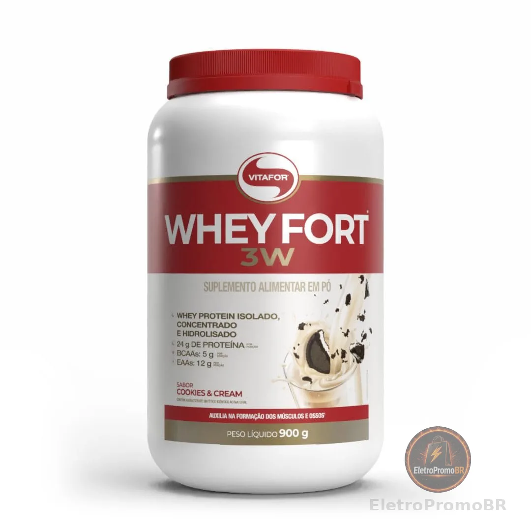 Vitafor - Whey Fort 3W - 900g - Cookies n' Cream
