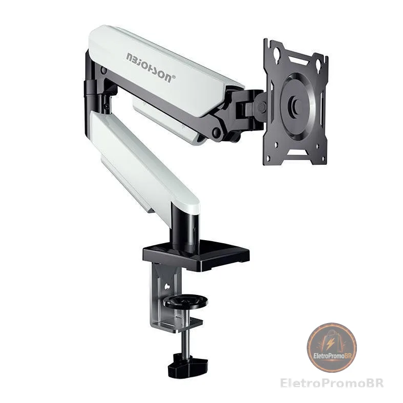 Suporte Articulado Para Monitor Nbjohson GS-MRZ05, 13 Pol a 32 Pol, Branco, NB-GS-MRZ05-WH