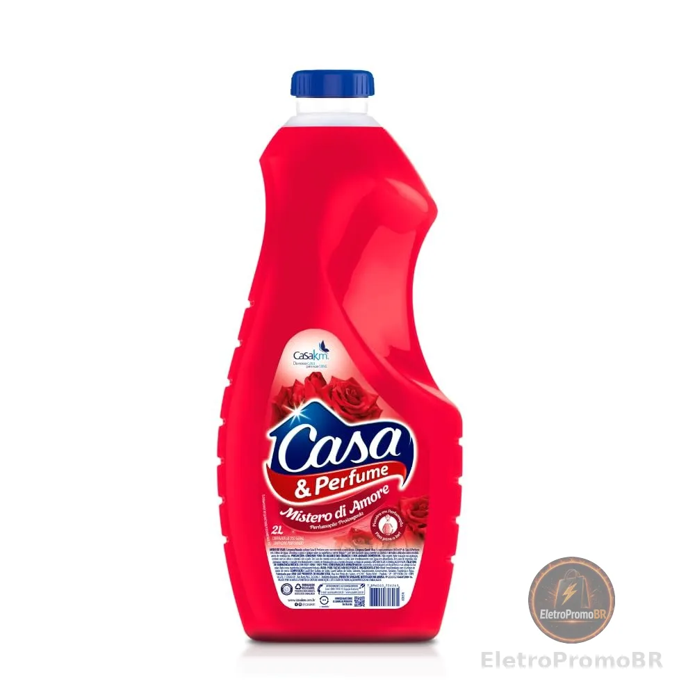 Casa Km Limpador Perfumado Para Pisos Casa & Perfume Mistero Di Amore 2 L (Pacote De 1)