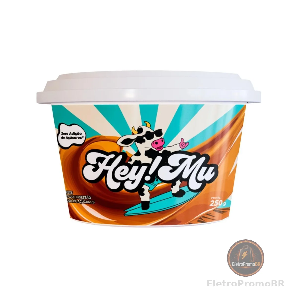Hey!Mu Doce de Leite Zero Açúcar Baixo em Calorias