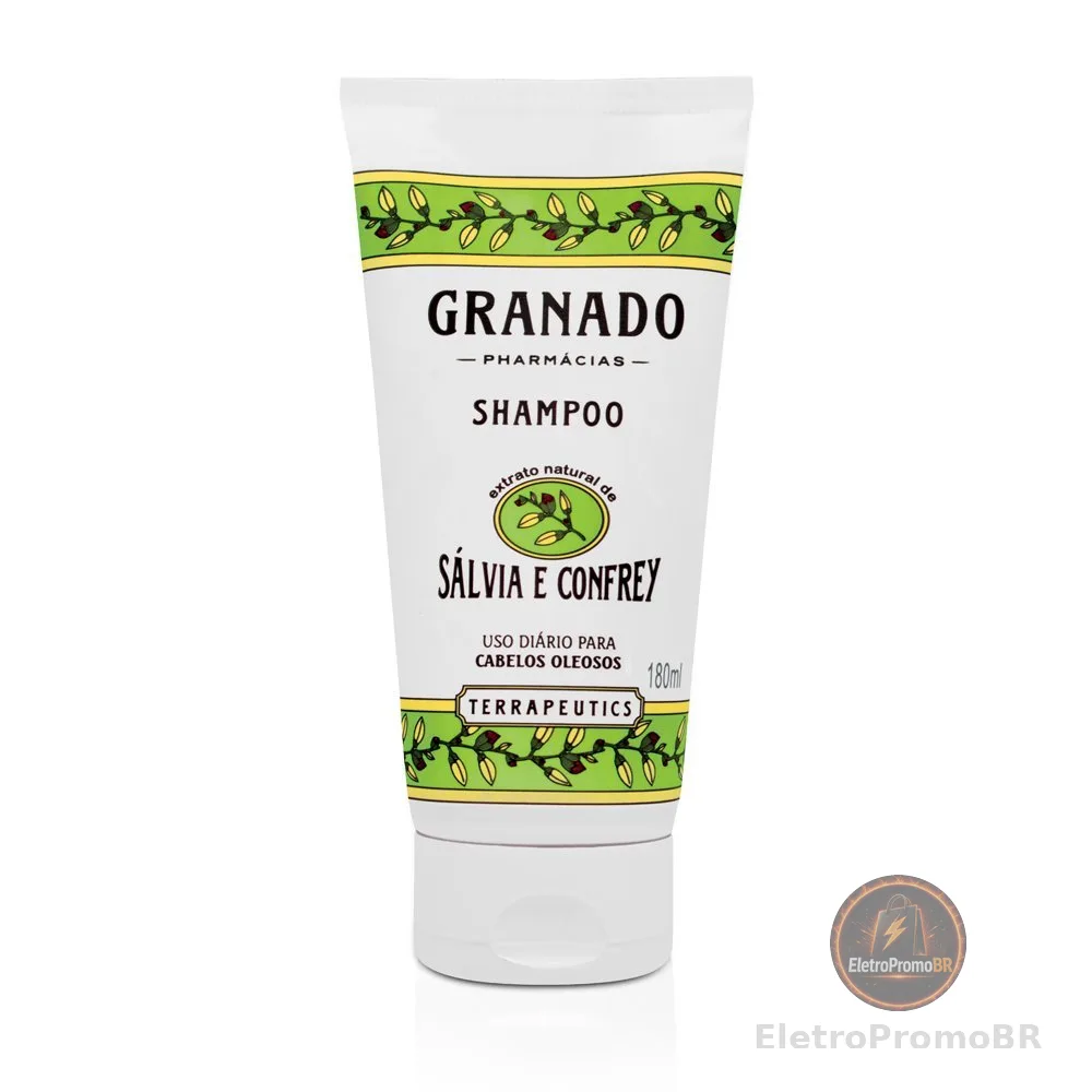 Granado Shampoo Terrapeutics, Sálvia E Confrey, 180ml