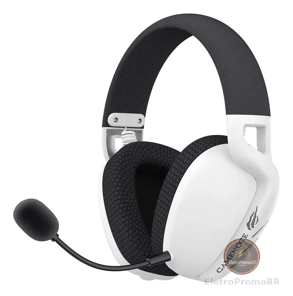 Fone De Ouvido Branco Havit Gamenote Fuxi-h6 - White Branco