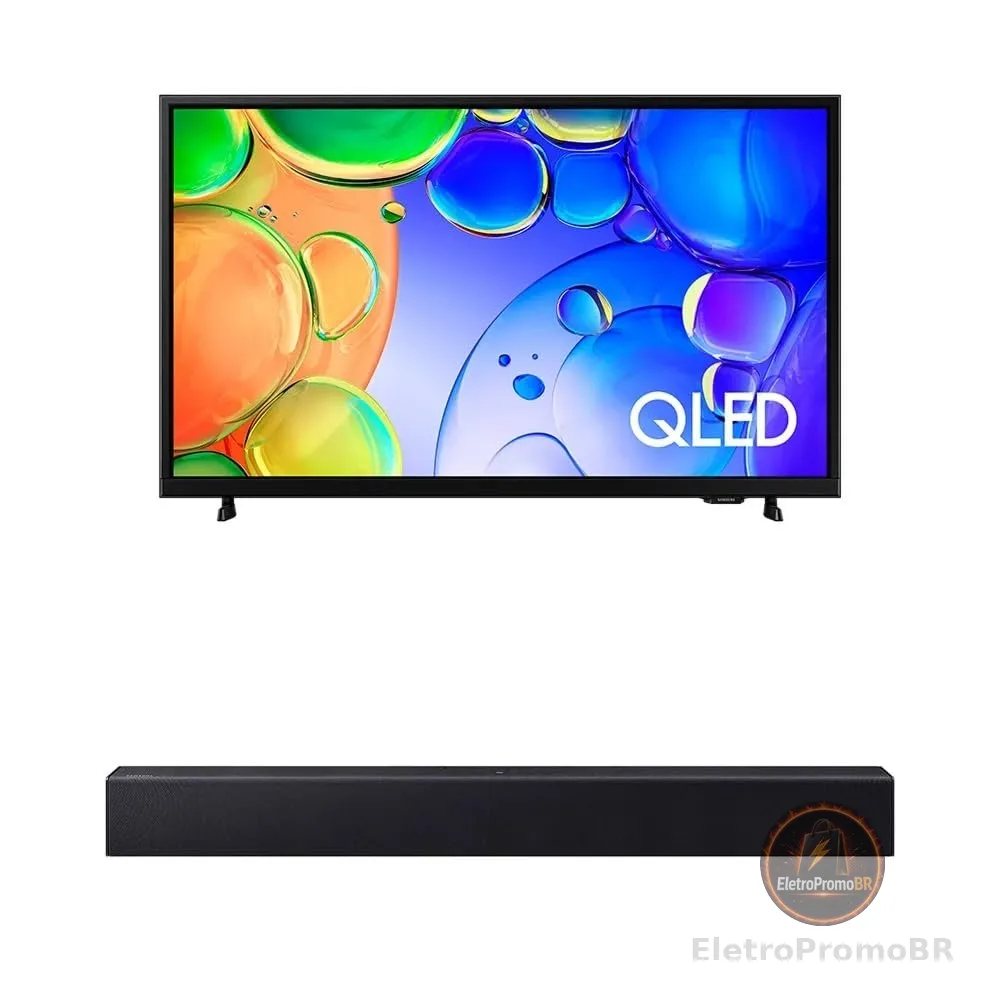 Samsung Combo Smart TV 43" QLED Full HD Q5F + Soundbar HW B400F
