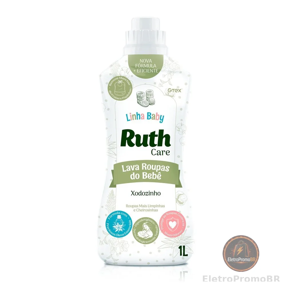 Lava Roupas Liquido Ruth Care Xodozinho - 1l