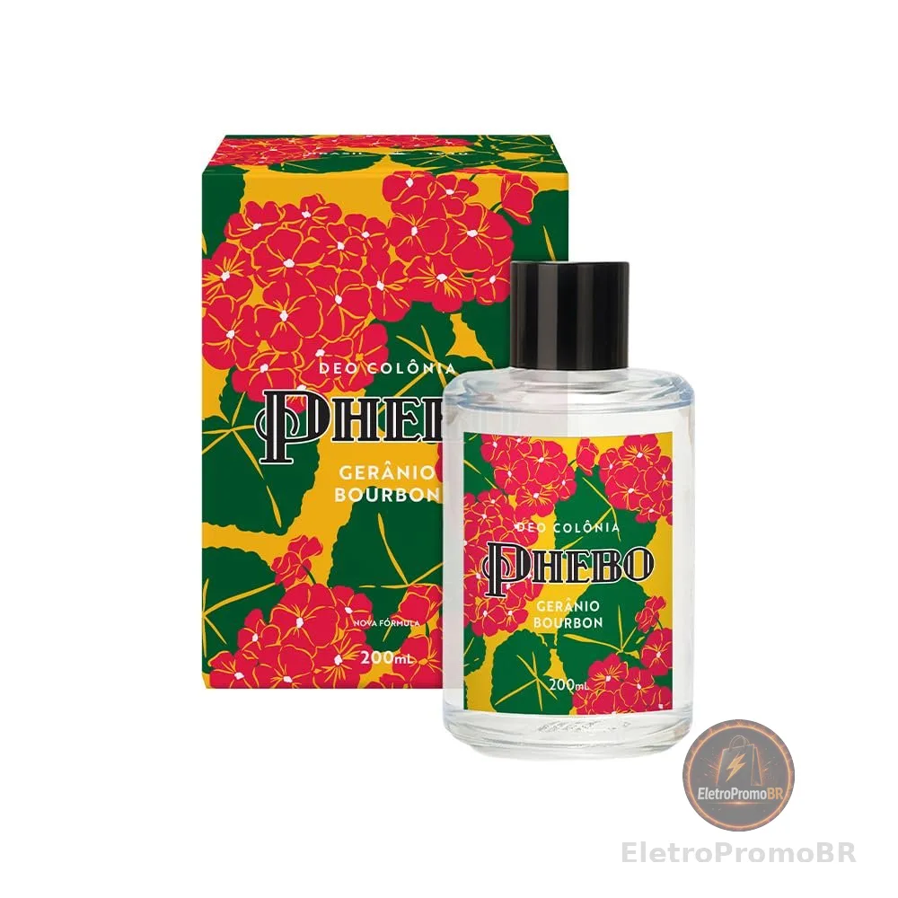 Colônia Gerânio Bourbon Phebo 200ml