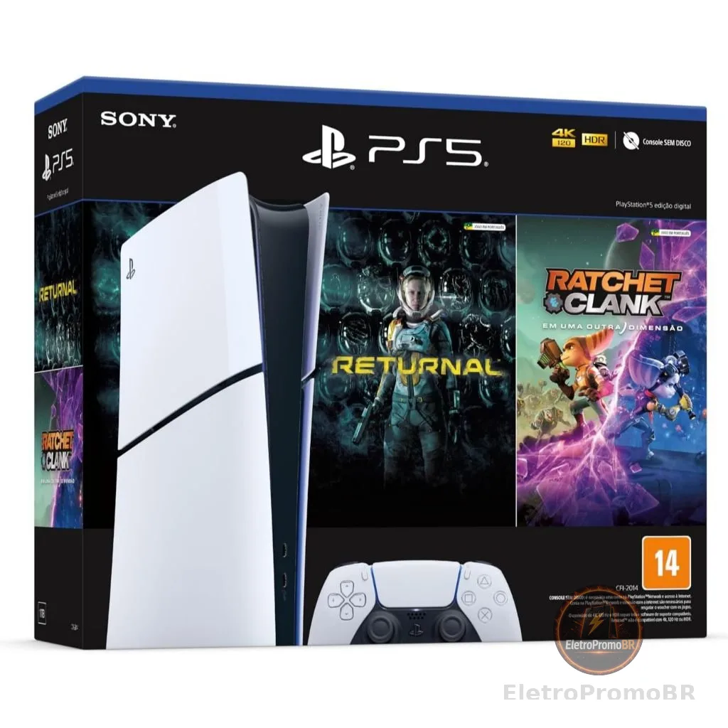 Playstation 5 Slim Digital Bundle Returnal + Ratchet & Clank