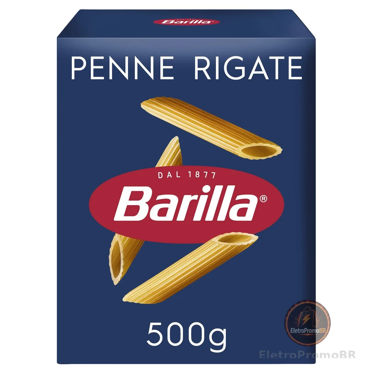 Barilla Macarrão Grano Duro Penne Rigate 500G
