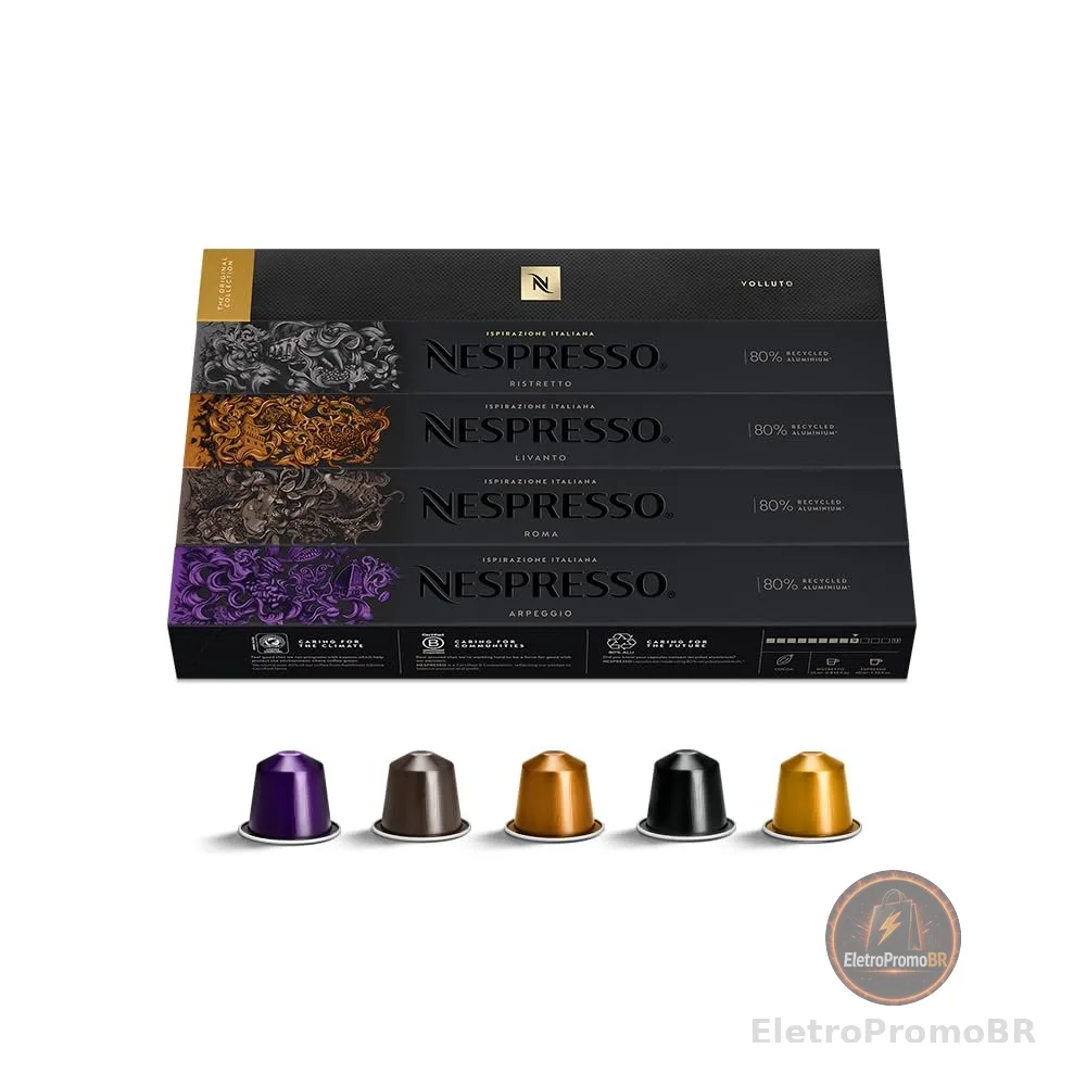 Cápsulas de Café Original Nespresso Variados - 50 Cápsulas