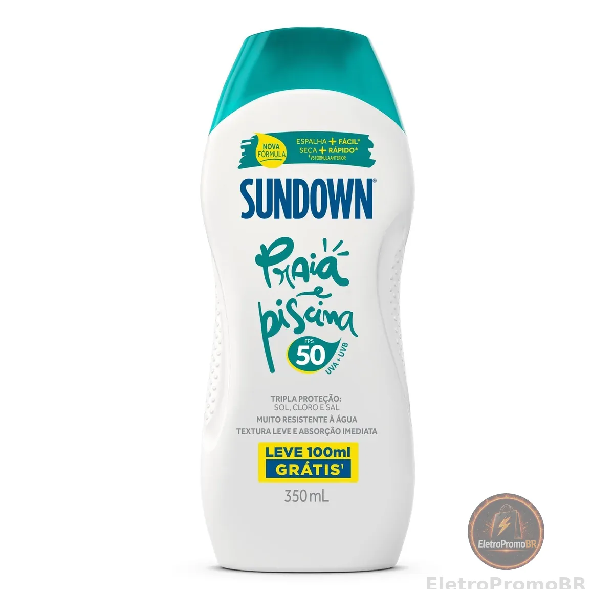 Sundown Protetor Solar Corporal Loção FPS 50, Pague 250ml e Leve 350ml