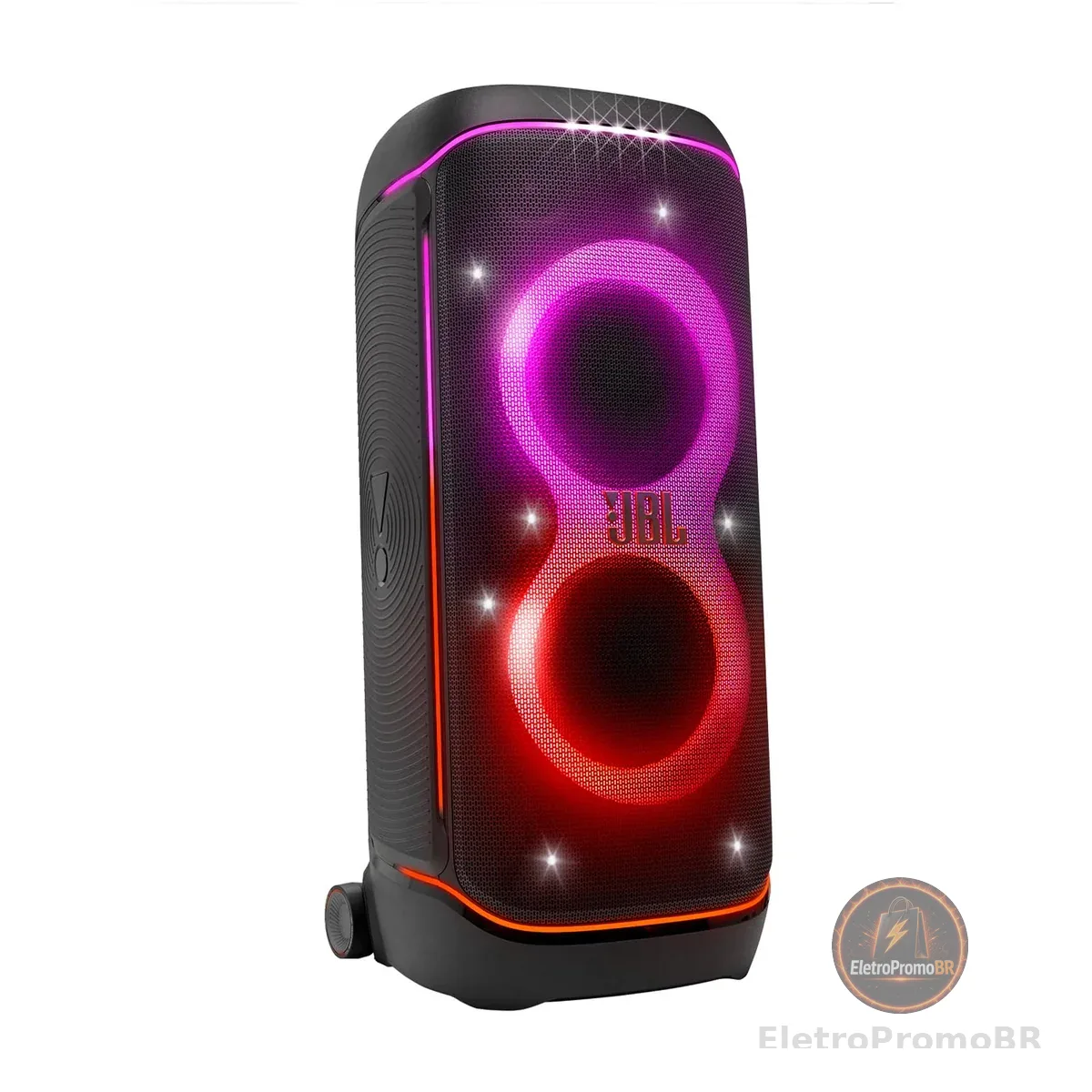 JBL, Caixa de Som, PartyBox 720, 800W RMS, Luzes, IPX4, com Rodas