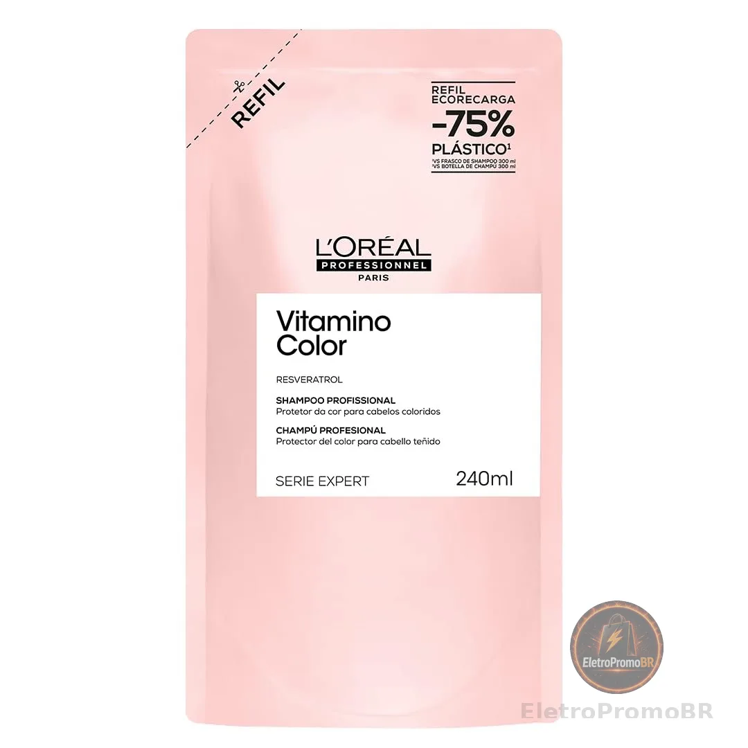 L’Oréal Professionnel | Vitamino Color Shampoo Refil | Com Resveratrol para cabelos coloridos | SERIE EXPERT