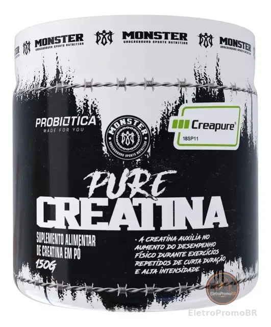 Creatina Creapure 150g Sem Sabor Probiotica