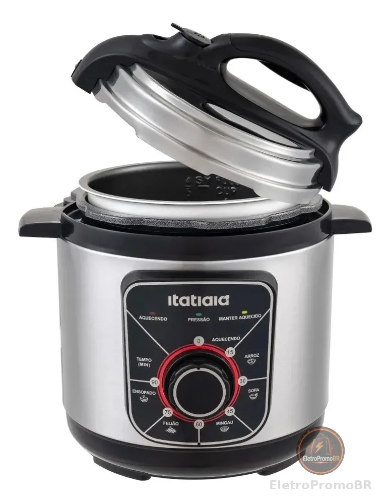 Panela Pressão Elétrica Itatiaia Pan Pres Ess 3l 220v Inox Inox 220v 60 Hz