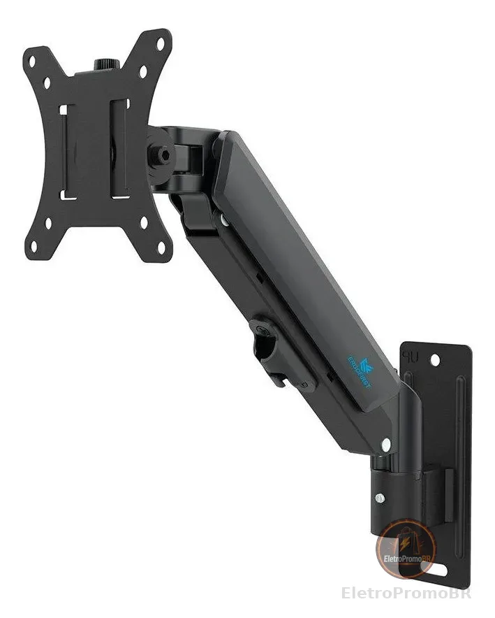 Suporte De Parede Ergofirst G16-111 Articulado Preto 17 A 32