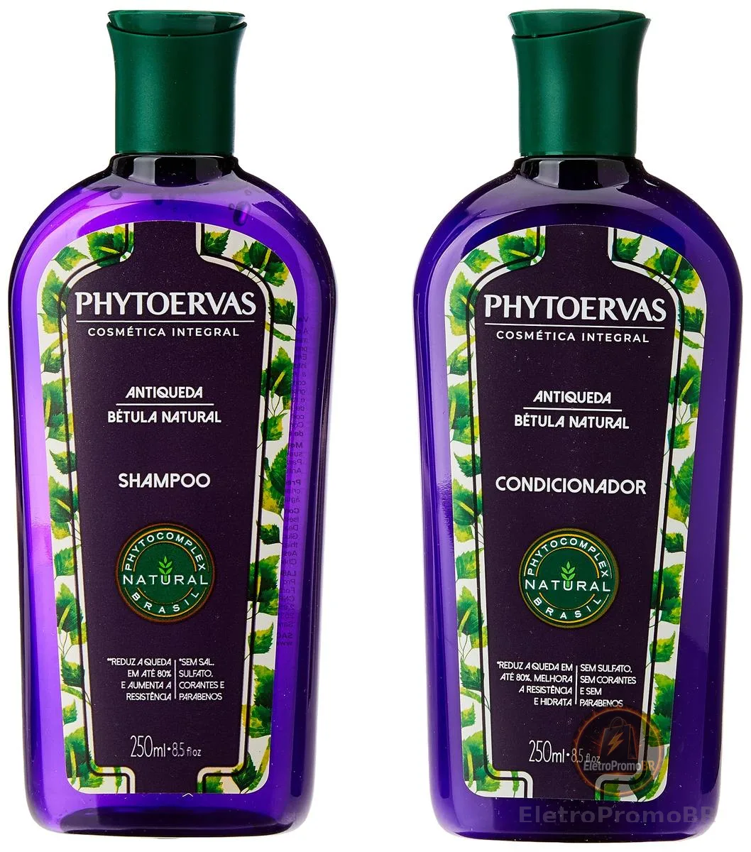 Phytoervas Kit Shampoo+Condicionador Antiqueda 250 Ml