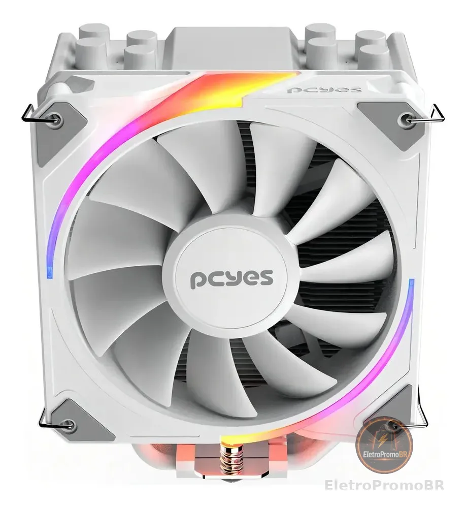 Pcyes Frost Pulse Argb Cooler Para Processador White Ghost