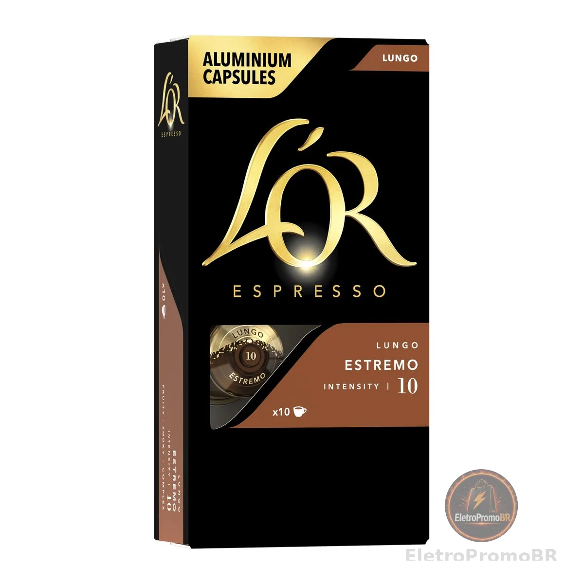 L'OR Café L'Or Cápsula Estremo - 10 Unidades - 52 Gramas