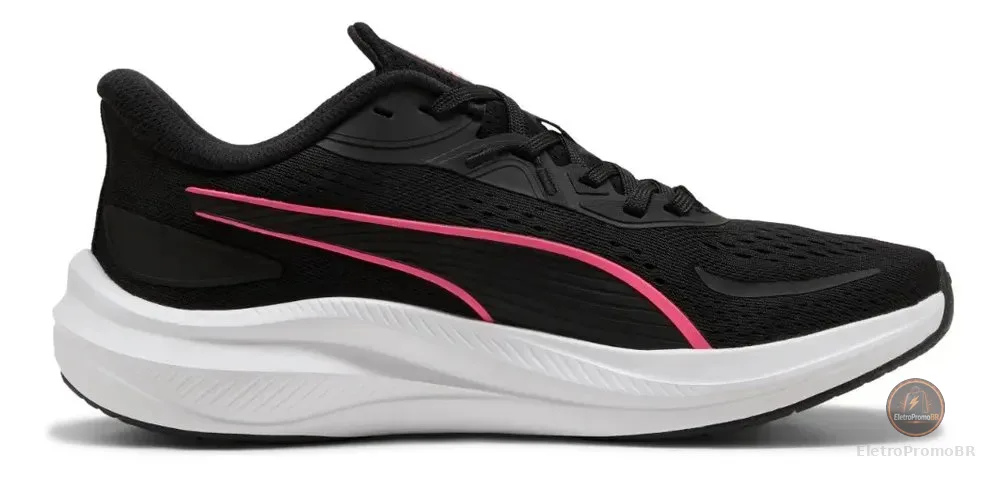 Tênis De Corrida Skyrocket Lite 2 Puma Puma Black-pure Pink Desenho Com Logo Puma 39 Br