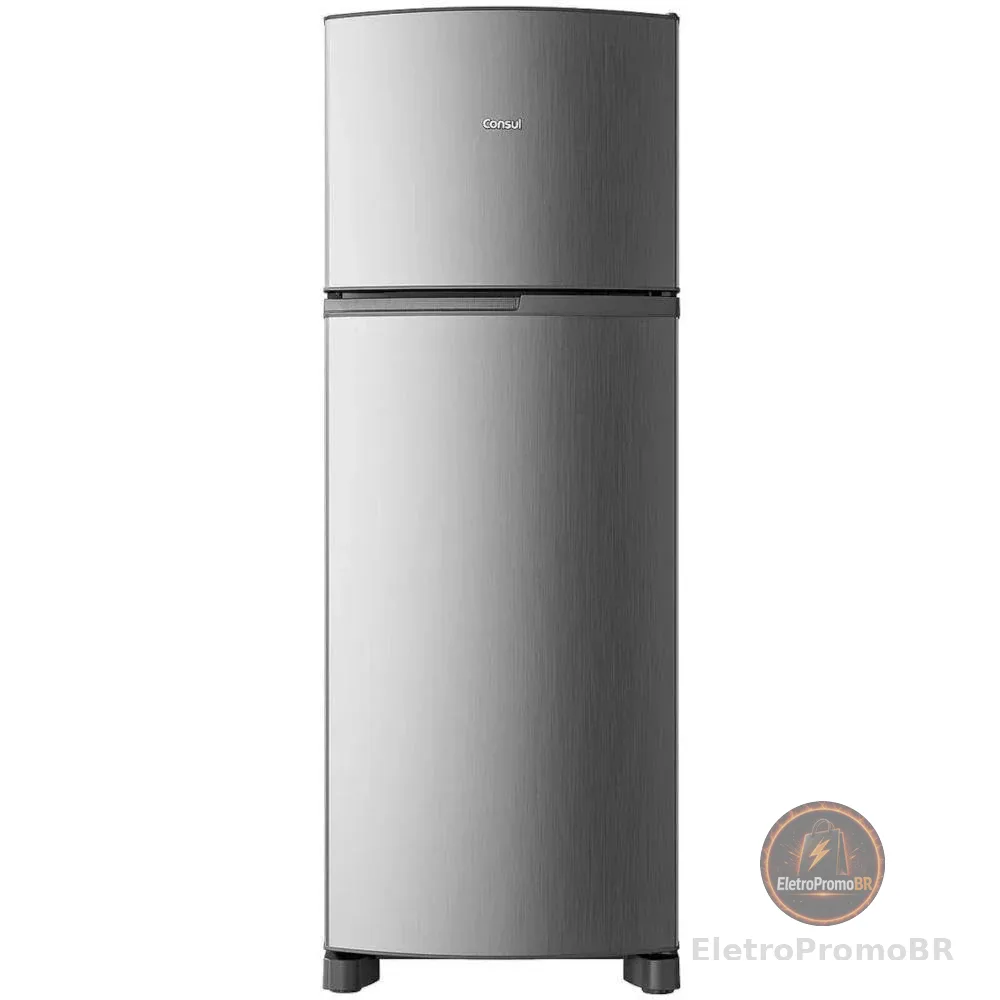 Geladeira Frost Free Duplex 333 Litros Inox Consul - CRM40MK 110v