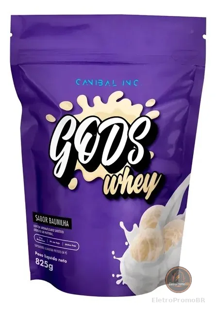 Gods Whey 100% Concentrado Refil 900g Canibal Inc