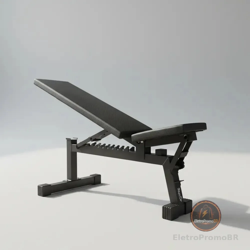 Banco Supino Runtter 11 Posições | 125cm Comprimento | Espuma D33 | Aço Reforçado | Pintura A Pó Suporta 300kg