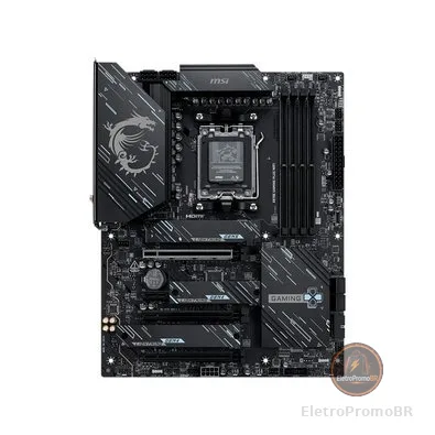 Placa-Mãe MSI X870E GAMING PLUS WIFI, AMD, AM5, ATX, DDR5, Wi-Fi - X870EGPW