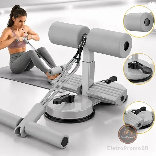 Aparelho Abdominal Suporte Pé Exercicios Academia Abdominal
