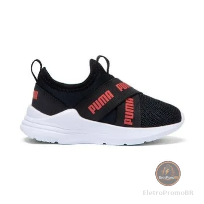 Tênis Infantil Puma Wired Run Slip-on