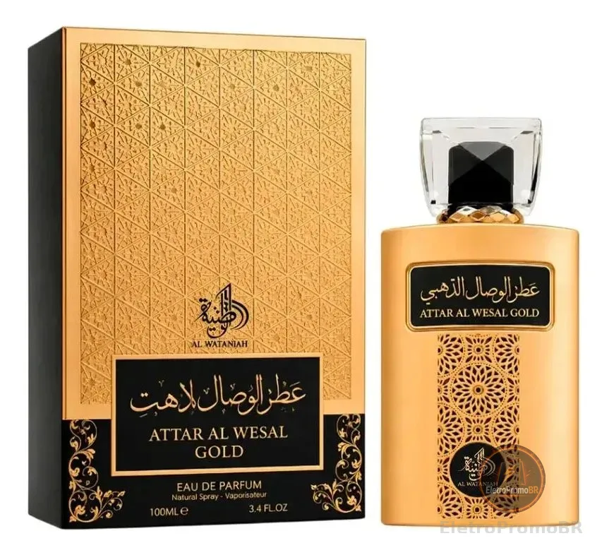 Perfume Árabe Attar Al Wesal Gold Edp Masculino 100ml Com Nf