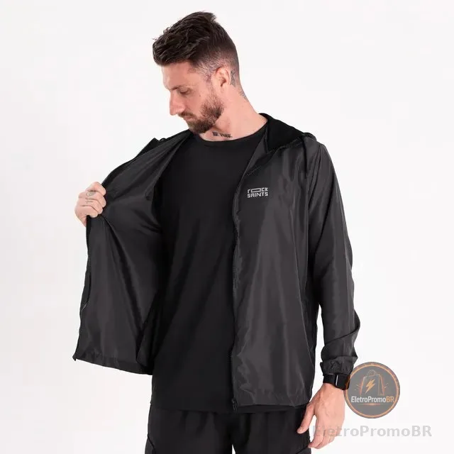 Jaqueta Rock Saints Masculina Impermeável Térmica Com Capuz