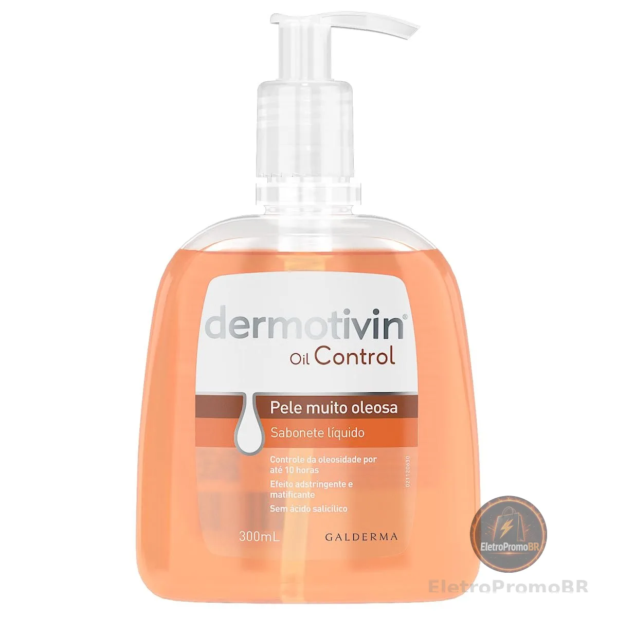 Dermotivin Oil Control Sabonete Liquido Pump 300 Ml, multi-colored