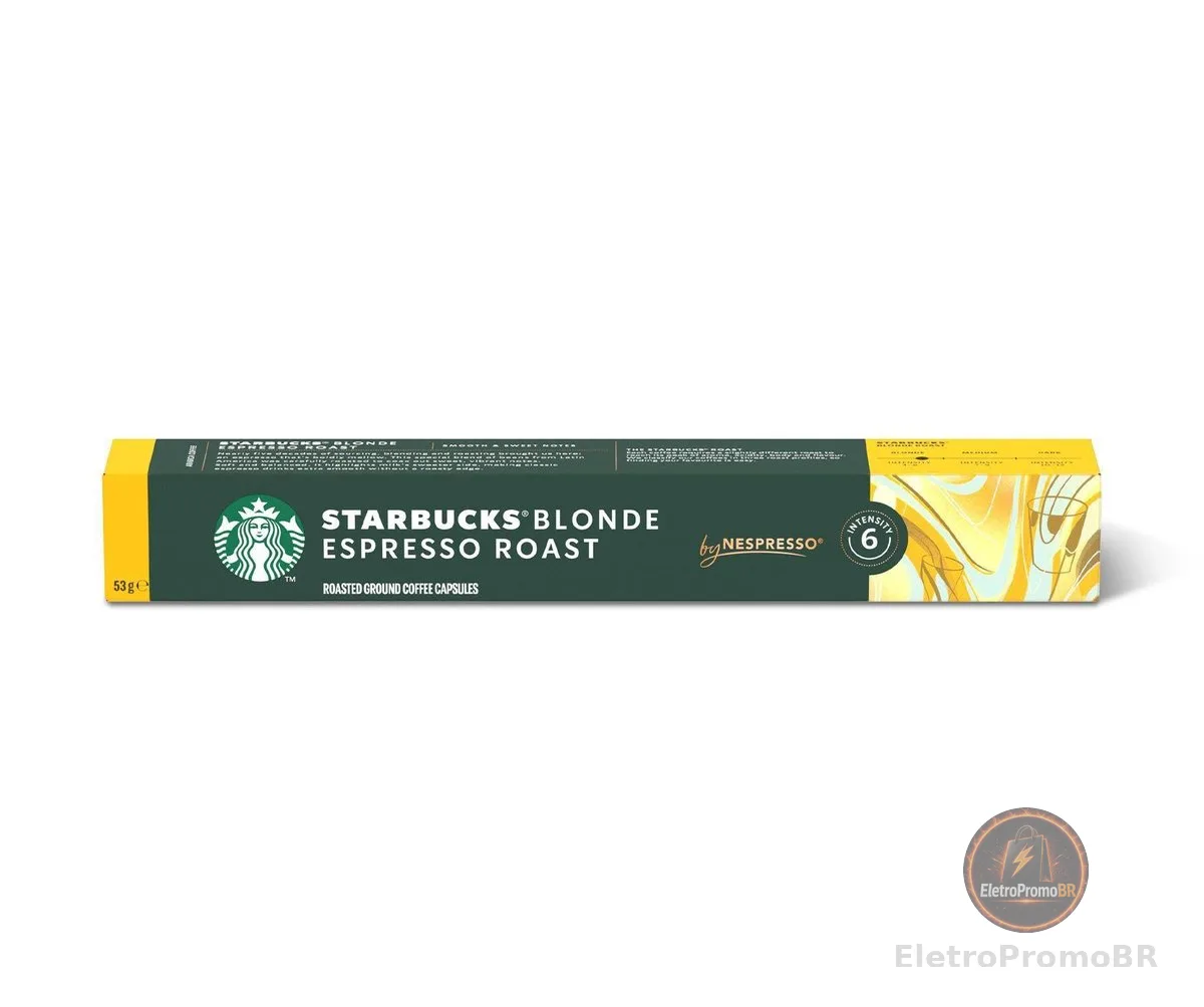 Café em Cápsula Starbucks® Blonde Espresso Roast by Nespresso® - 10 cápsulas