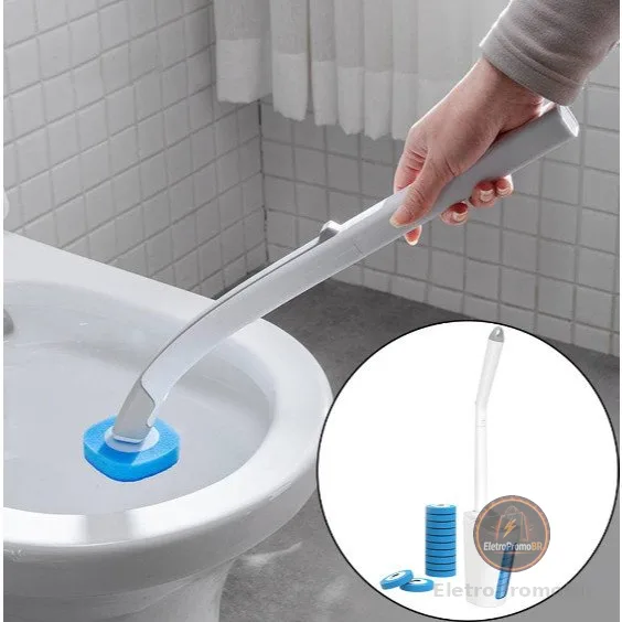 Escova descartável Para Vaso Ou Refil 4/8 sanitário e Parede Banheiro
