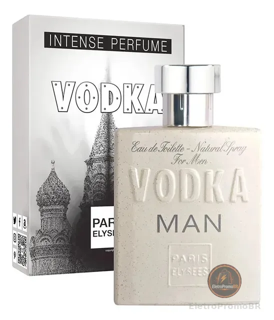 Perfume Vodka Man Paris Elysees Masculino Intense 100ml