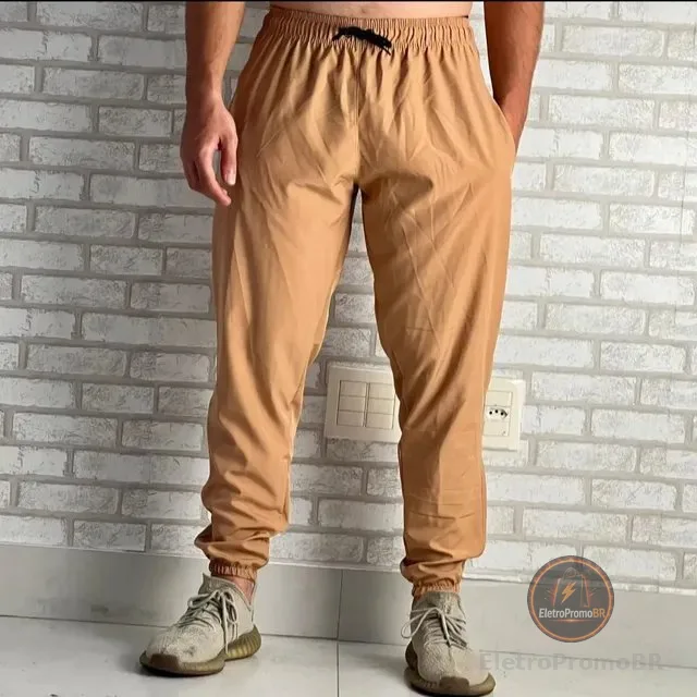 Calça Tactel Premium Fitness Academia 2 Bolsos Seven Line