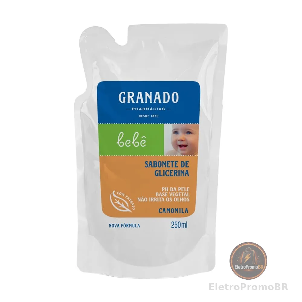 Granado Refil Sabonete Bebê, Camomila, 250ml